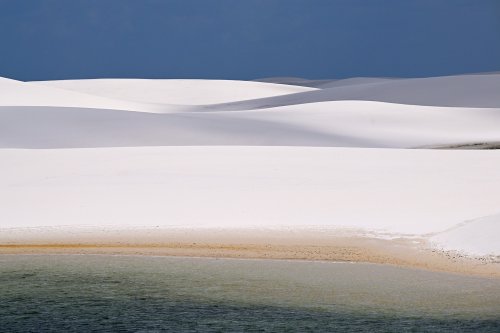 Lençois de Maranhenses (Maranhao, Brésil) - Dunes dans le secteur de Lagoa Bonita(VO-23-1273)